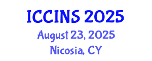 International Conference on Communications, Information and Network Security (ICCINS) August 23, 2025 - Nicosia, Cyprus