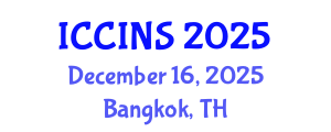 International Conference on Communications, Information and Network Security (ICCINS) December 16, 2025 - Bangkok, Thailand