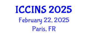 International Conference on Communications, Information and Network Security (ICCINS) February 22, 2025 - Paris, France