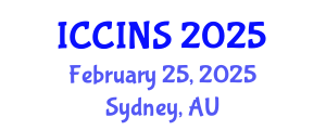 International Conference on Communications, Information and Network Security (ICCINS) February 25, 2025 - Sydney, Australia