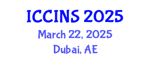 International Conference on Communications, Information and Network Security (ICCINS) March 22, 2025 - Dubai, United Arab Emirates