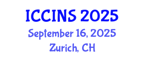 International Conference on Communications, Information and Network Security (ICCINS) September 16, 2025 - Zurich, Switzerland