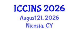 International Conference on Communications, Information and Network Security (ICCINS) August 21, 2026 - Nicosia, Cyprus International Conference on Communications, Information and Network Security (ICCINS) August 21, 2026 - Nicosia, Cyprus