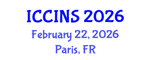 International Conference on Communications, Information and Network Security (ICCINS) February 22, 2026 - Paris, France