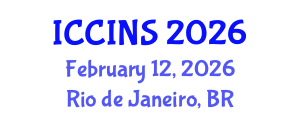International Conference on Communications, Information and Network Security (ICCINS) February 12, 2026 - Rio de Janeiro, Brazil International Conference on Communications, Information and Network Security (ICCINS) February 12, 2026 - Rio de Janeiro, Brazil