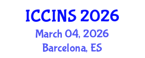 International Conference on Communications, Information and Network Security (ICCINS) March 04, 2026 - Barcelona, Spain