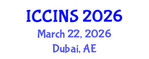 International Conference on Communications, Information and Network Security (ICCINS) March 22, 2026 - Dubai, United Arab Emirates