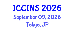 International Conference on Communications, Information and Network Security (ICCINS) September 09, 2026 - Tokyo, Japan