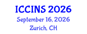 International Conference on Communications, Information and Network Security (ICCINS) September 16, 2026 - Zurich, Switzerland