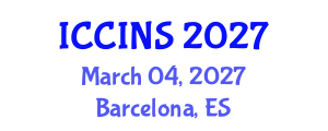International Conference on Communications, Information and Network Security (ICCINS) March 04, 2027 - Barcelona, Spain International Conference on Communications, Information and Network Security (ICCINS) March 04, 2027 - Barcelona, Spain