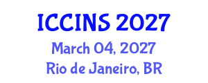 International Conference on Communications, Information and Network Security (ICCINS) March 04, 2027 - Rio de Janeiro, Brazil International Conference on Communications, Information and Network Security (ICCINS) March 04, 2027 - Rio de Janeiro, Brazil
