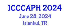 International Conference on Community-Centred Approaches for Public Health (ICCCAPH) June 28, 2024 - Istanbul, Turkey