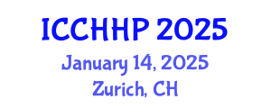 International Conference on Community Health and Health Promotion (ICCHHP) January 14, 2025 - Zurich, Switzerland