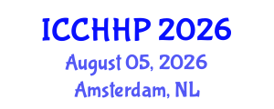 International Conference on Community Health and Health Promotion (ICCHHP) August 05, 2026 - Amsterdam, Netherlands