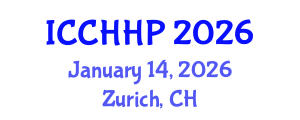 International Conference on Community Health and Health Promotion (ICCHHP) January 14, 2026 - Zurich, Switzerland