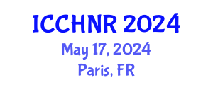 International Conference on Community Health Nursing and Rehabilitations (ICCHNR) May 17, 2024 - Paris, France