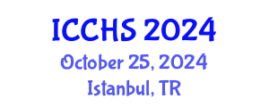 International Conference on Community Healthcare Systems (ICCHS) October 25, 2024 - Istanbul, Turkey
