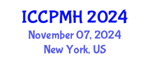 International Conference on Community Psychology and Mental Health (ICCPMH) November 07, 2024 - New York, United States