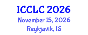 International Conference on Comparative Literature and Culture (ICCLC) November 15, 2026 - Reykjavik, Iceland International Conference on Comparative Literature and Culture (ICCLC) November 15, 2026 - Reykjavik, Iceland