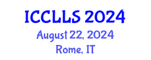International Conference on Comparative Literature and Literary Studies (ICCLLS) August 22, 2024 - Rome, Italy