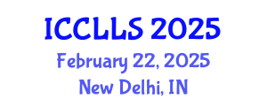 International Conference on Comparative Literature and Literary Studies (ICCLLS) February 22, 2025 - New Delhi, India