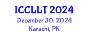 International Conference on Comparative Literature and Literary Theory (ICCLLT) December 30, 2024 - Karachi, Pakistan