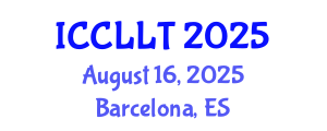 International Conference on Comparative Literature and Literary Theory (ICCLLT) August 16, 2025 - Barcelona, Spain