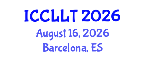 International Conference on Comparative Literature and Literary Theory (ICCLLT) August 16, 2026 - Barcelona, Spain