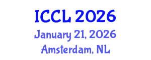 International Conference on Comparative Literature (ICCL) January 21, 2026 - Amsterdam, Netherlands