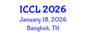 International Conference on Comparative Literature (ICCL) January 18, 2026 - Bangkok, Thailand