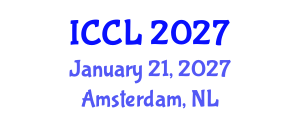 International Conference on Comparative Literature (ICCL) January 21, 2027 - Amsterdam, Netherlands