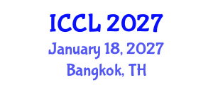 International Conference on Comparative Literature (ICCL) January 18, 2027 - Bangkok, Thailand