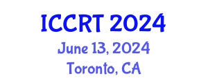 International Conference on Comparative Religion and Theology (ICCRT) June 13, 2024 - Toronto, Canada