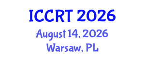 International Conference on Comparative Religion and Theology (ICCRT) August 14, 2026 - Warsaw, Poland