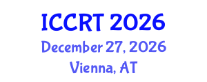 International Conference on Comparative Religion and Theology (ICCRT) December 27, 2026 - Vienna, Austria