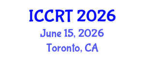 International Conference on Comparative Religion and Theology (ICCRT) June 15, 2026 - Toronto, Canada