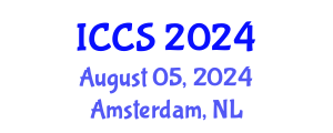 International Conference on Complex Systems (ICCS) August 05, 2024 - Amsterdam, Netherlands