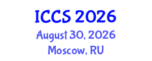 International Conference on Complex Systems (ICCS) August 30, 2026 - Moscow, Russia