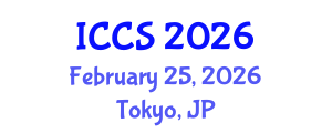 International Conference on Complex Systems (ICCS) February 25, 2026 - Tokyo, Japan