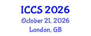 International Conference on Complex Systems (ICCS) October 21, 2026 - London, United Kingdom