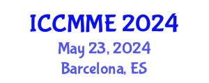 International Conference on Composite Materials and Materials Engineering (ICCMME) May 23, 2024 - Barcelona, Spain