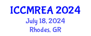 International Conference on Composite Materials and Renewable Energy Applications (ICCMREA) July 18, 2024 - Rhodes, Greece