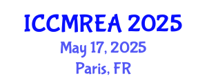 International Conference on Composite Materials and Renewable Energy Applications (ICCMREA) May 17, 2025 - Paris, France
