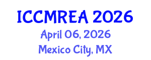 International Conference on Composite Materials and Renewable Energy Applications (ICCMREA) April 06, 2026 - Mexico City, Mexico International Conference on Composite Materials and Renewable Energy Applications (ICCMREA) April 06, 2026 - Mexico City, Mexico