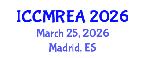 International Conference on Composite Materials and Renewable Energy Applications (ICCMREA) March 25, 2026 - Madrid, Spain