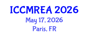 International Conference on Composite Materials and Renewable Energy Applications (ICCMREA) May 17, 2026 - Paris, France