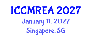 International Conference on Composite Materials and Renewable Energy Applications (ICCMREA) January 11, 2027 - Singapore, Singapore International Conference on Composite Materials and Renewable Energy Applications (ICCMREA) January 11, 2027 - Singapore, Singapore
