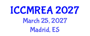 International Conference on Composite Materials and Renewable Energy Applications (ICCMREA) March 25, 2027 - Madrid, Spain International Conference on Composite Materials and Renewable Energy Applications (ICCMREA) March 25, 2027 - Madrid, Spain
