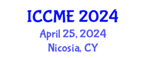 International Conference on Composite Materials Engineering (ICCME) April 25, 2024 - Nicosia, Cyprus