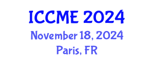 International Conference on Composite Materials Engineering (ICCME) November 18, 2024 - Paris, France